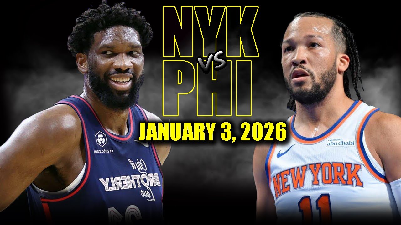 New York Knicks vs Philadelphia 76ers Full Game Highlights &ndash; January 3, 2026 | NBA Season