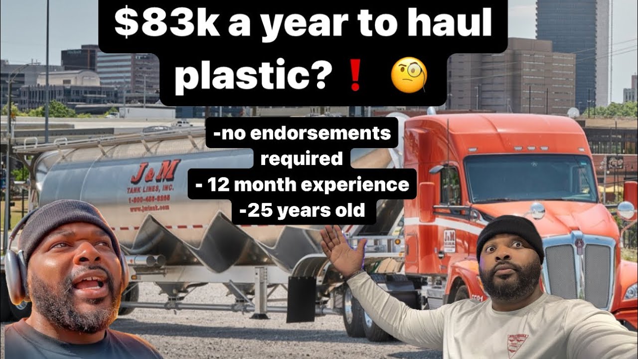 J & M Tank Lines is paying top dollar with NO ENDORSEMENTS NEEDED 😳 #trucking #jobs