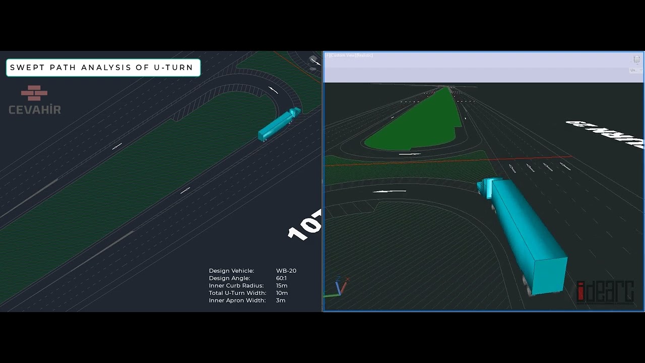Libya Benghazi 10th Ring Road U-Turn Design Proposal