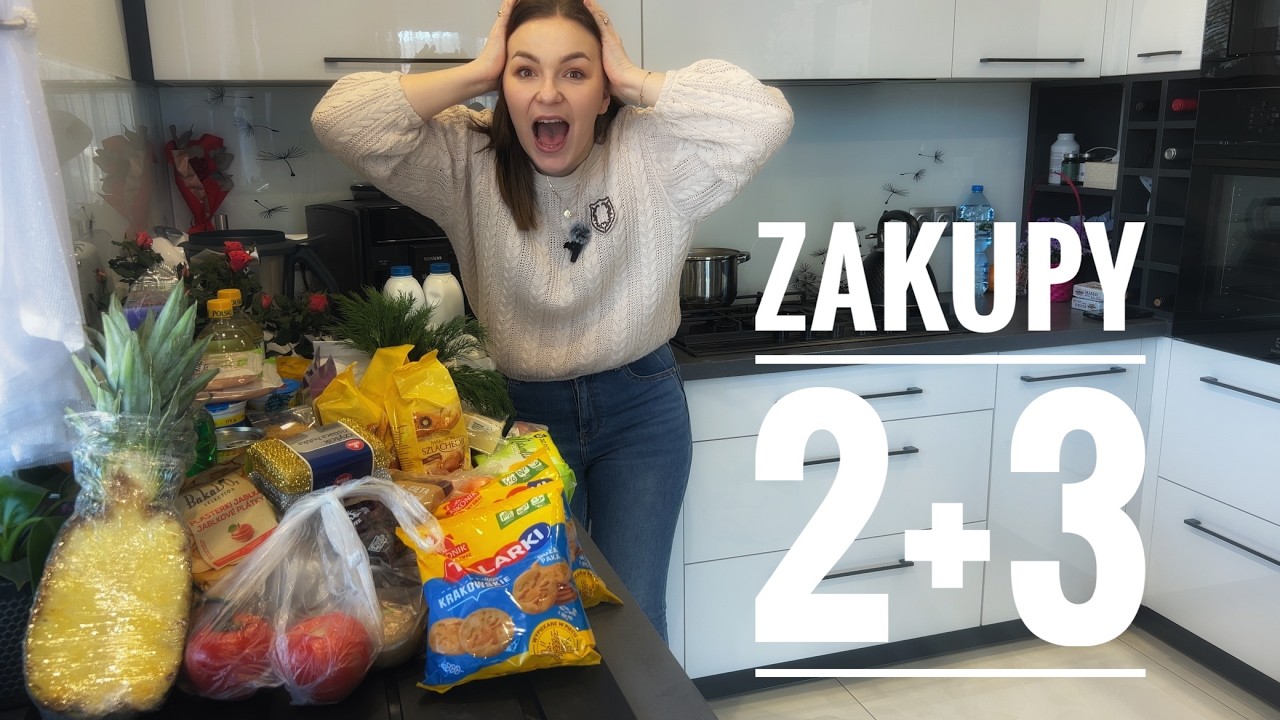 VLOG: ZAKUPY 2+3 🐞 TYGODNIOWE ZAKUPY DLA 5-CIO OSOBOWEJ RODZINY+ POGADANKA