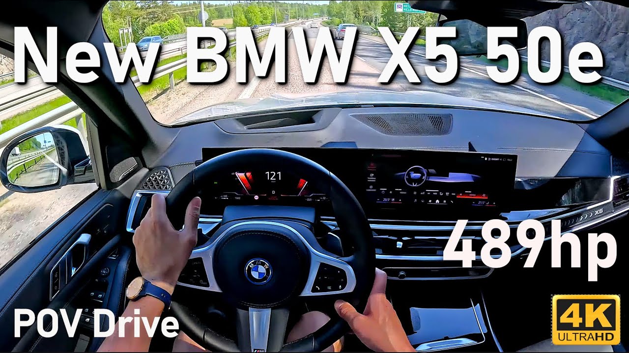 New BMW X5 50e (489hp) POV Drive