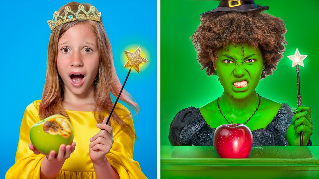 Nastya and the two witches at the magic school