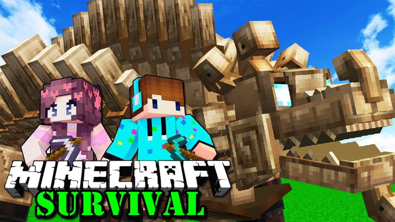 MEMBANGKITKAN RAKSASA KAIJU YANG TELAH PUNAH RIBUAN TAHUN !! Minecraft Survival Bucin [#28]