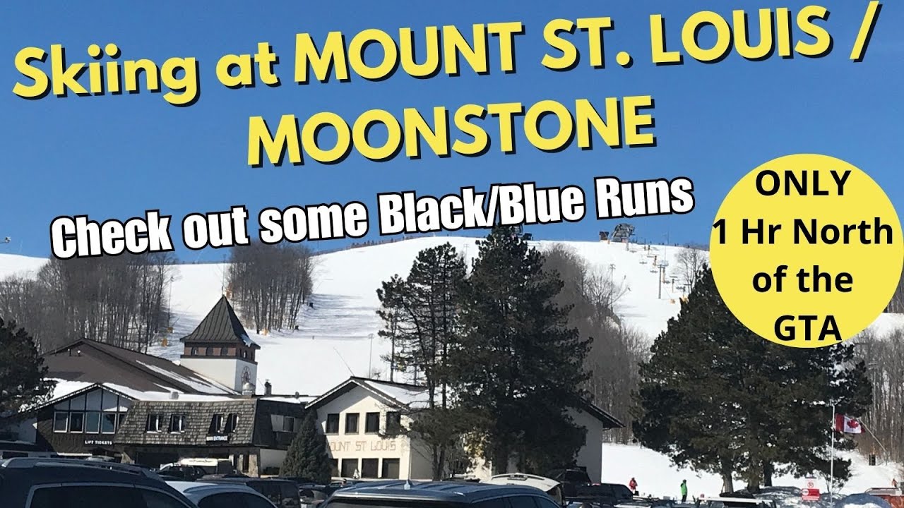 Skiing at Mount St  Louis Moonstone