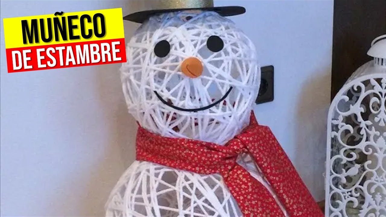 SNOWMAN с пряжей || ИДЕИ ДЛЯ ЛЕГКОГО РОЖДЕСТВА || HaunterMake
