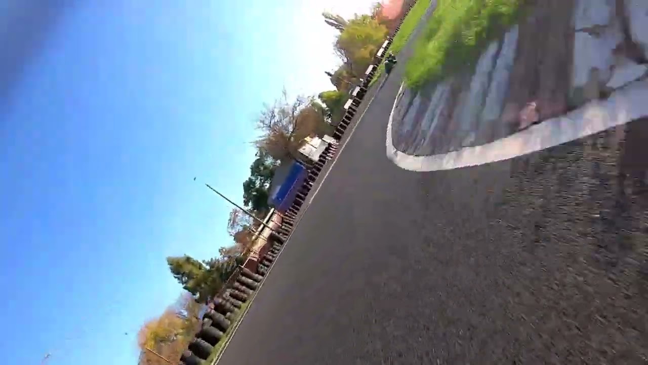 Tor Radom kawasaki zx6r ostatnie jazdy 2023r nagrany z tyłu