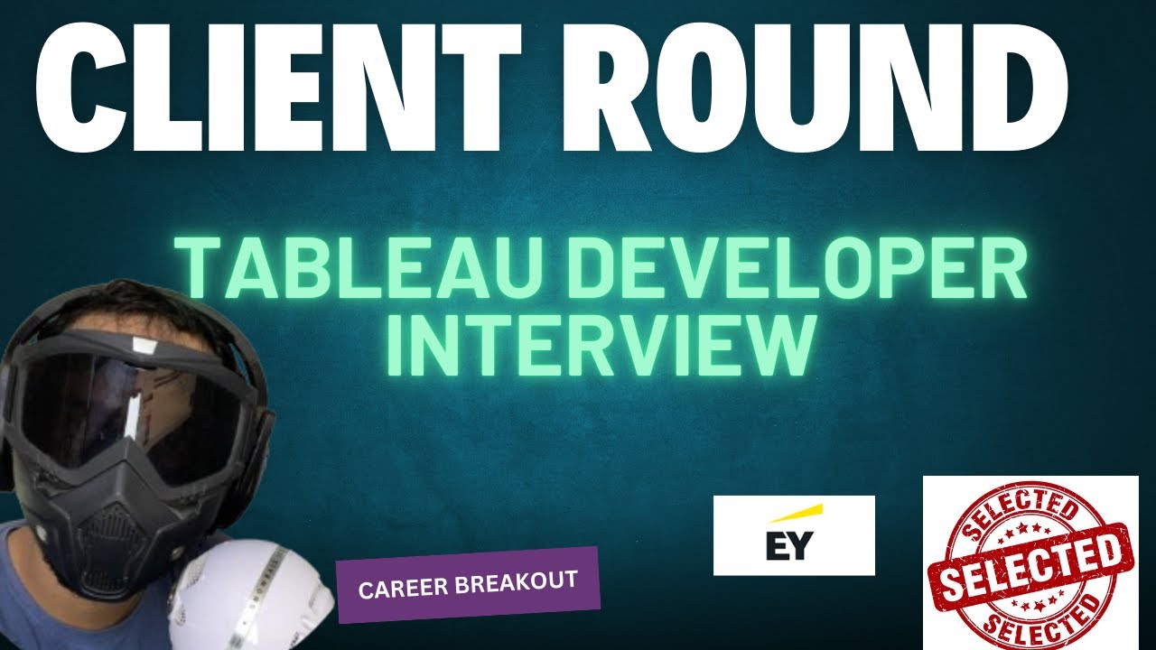 Live Tableau Interview - Client Round #tableaudeveloper #interview #dataanalyst #jobs