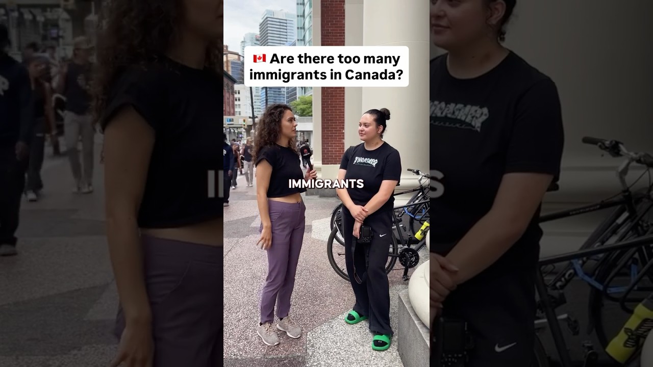 Do you think immigration is helping Canada grow, or making life harder right now? #StreetInterview