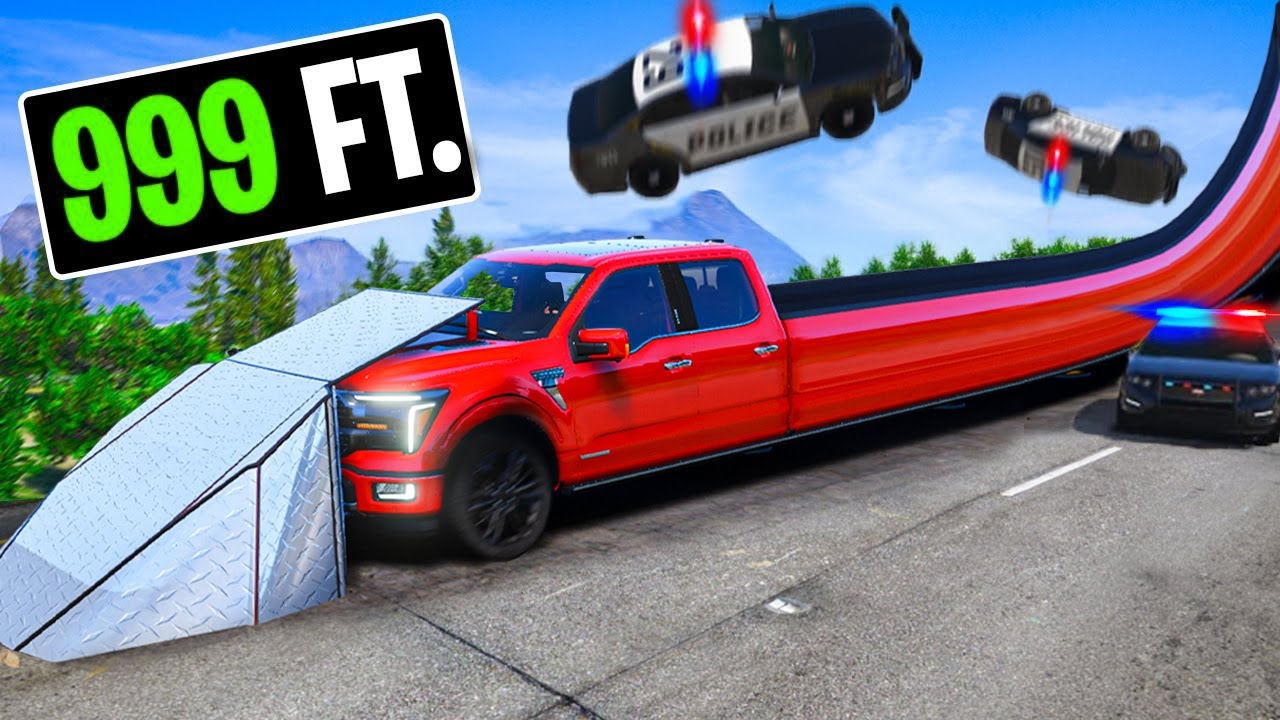 Trolling Cops with Ramp Trucks on GTA 5 RP