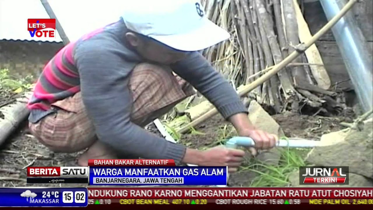 Warga Banjarnegara Manfaatkan Gas Alam Sebagai Pengganti Elpiji