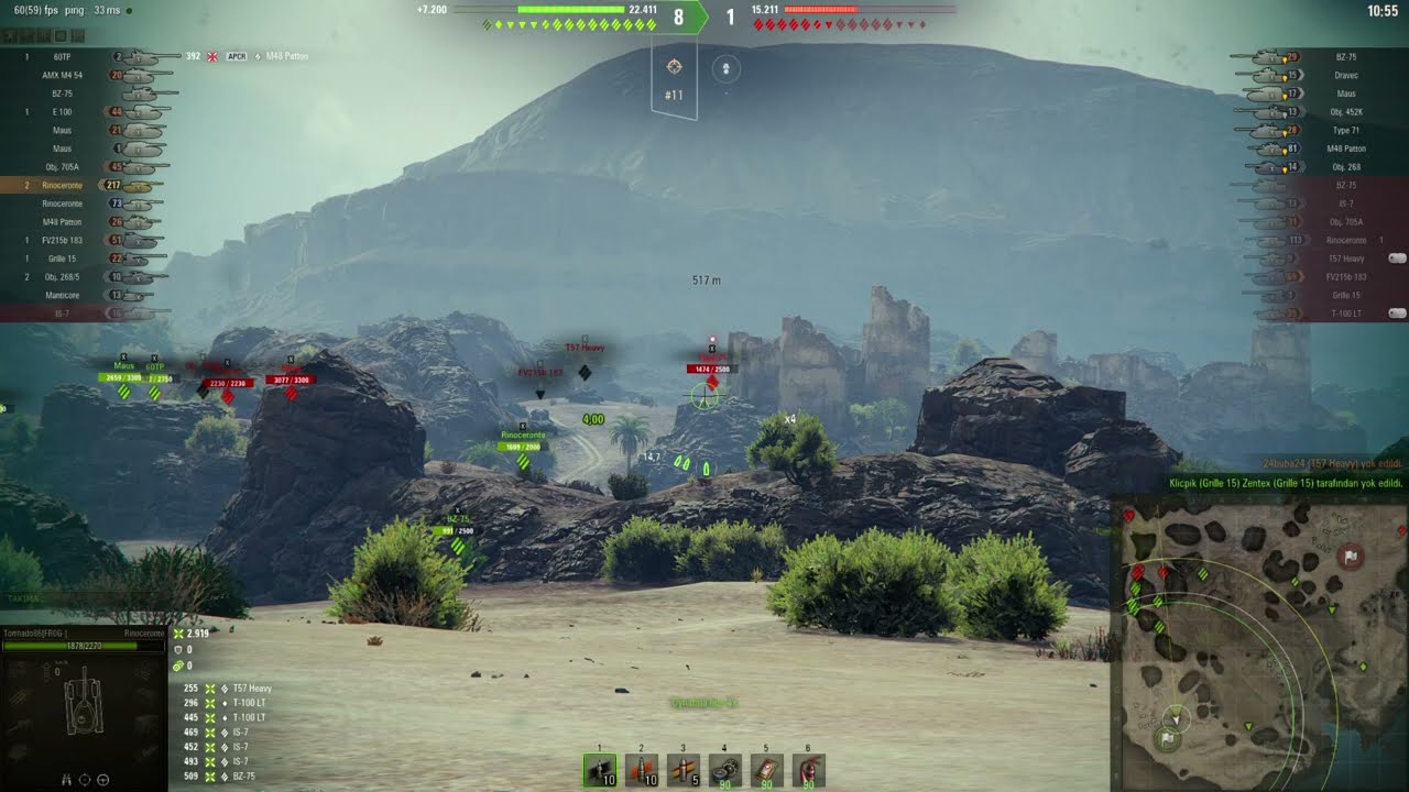 Good TR Game 2026 WoT Yine 4x Kill Yine Rinoceronte  @G-TR-G