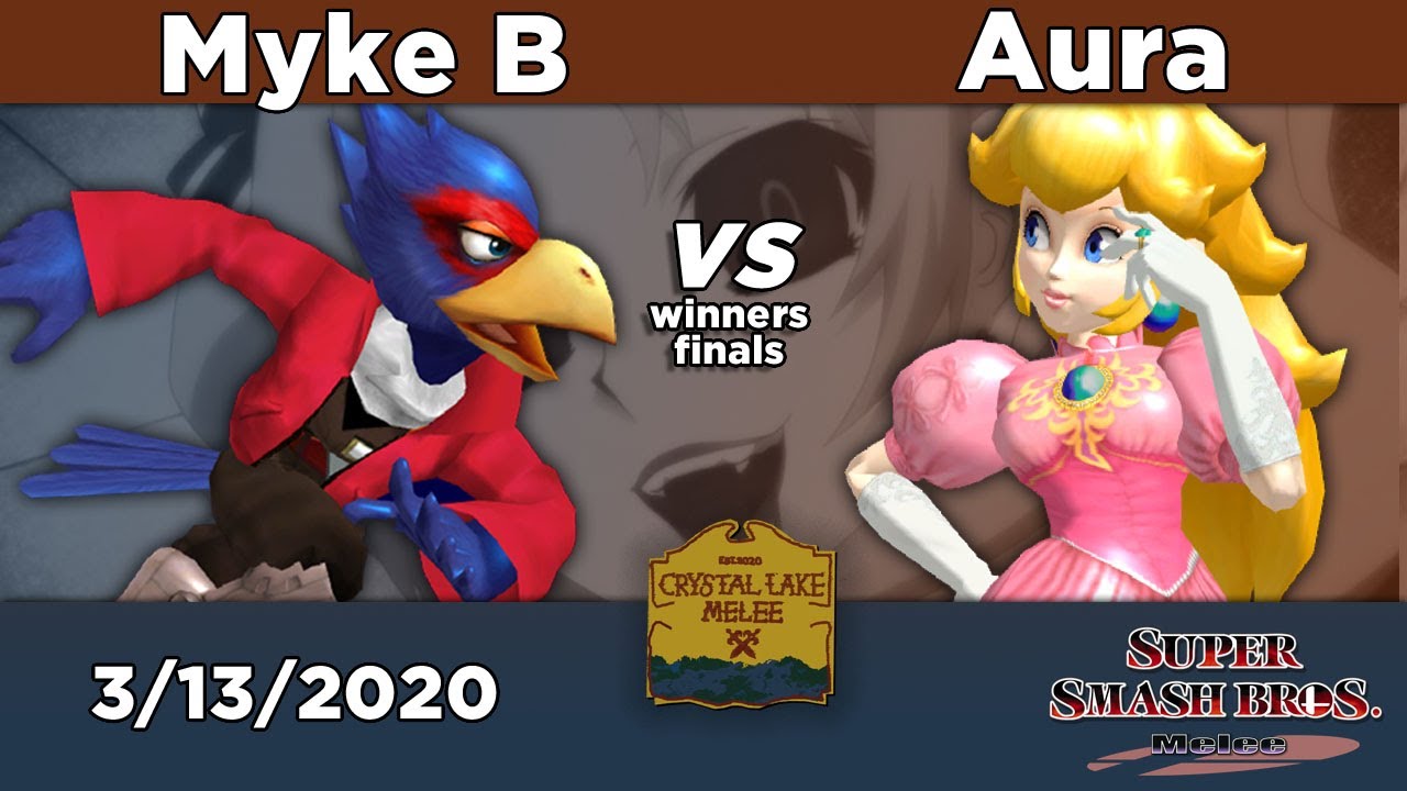 Crystal Lake Melee 1 - Myke B (Falco) vs Aura (Peach)