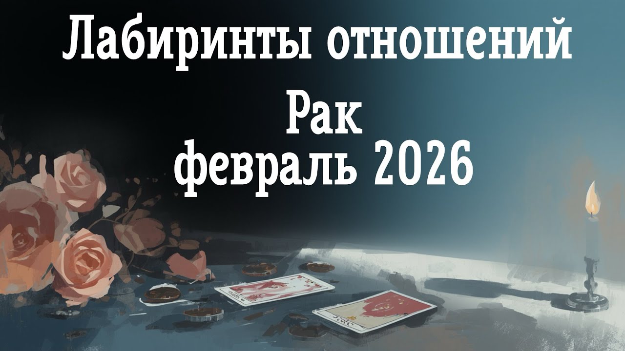 Рак ♋️ февраль 2026 🌟 таро-расклад на отношения 