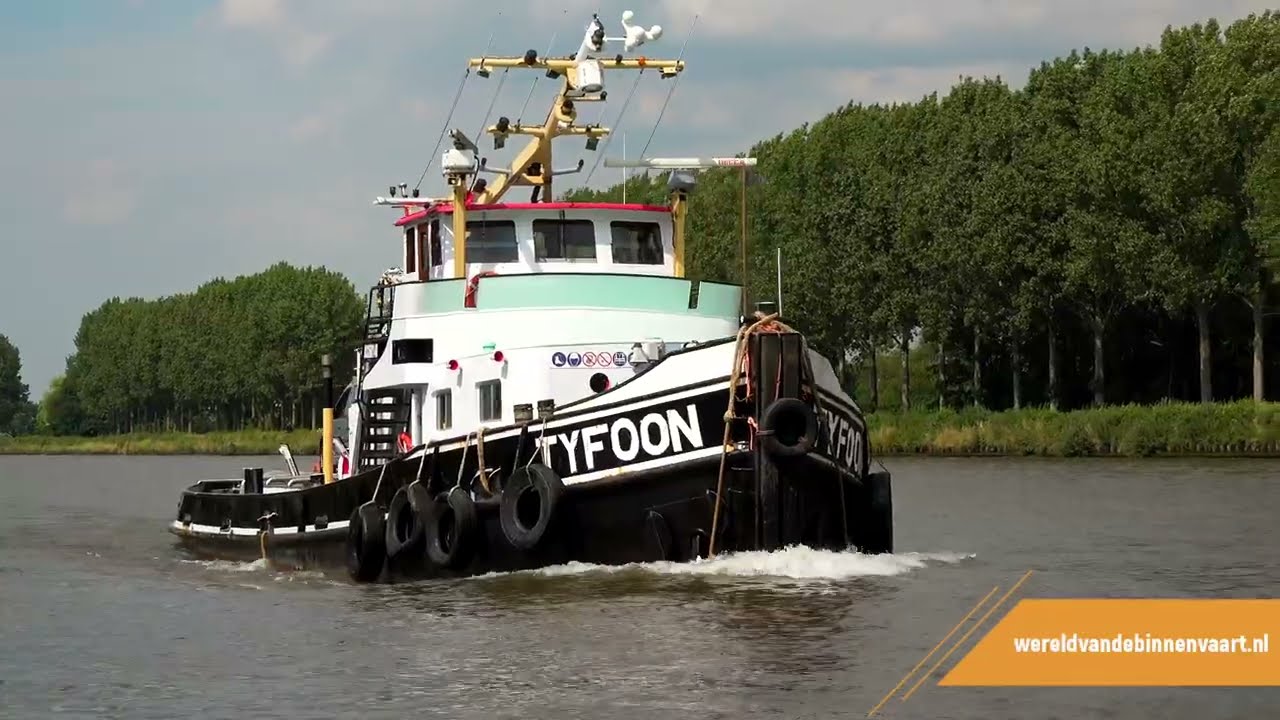 Sleepboot Tyfoon op het Amsterdam Rijnkanaal | Binnenvaart | shipspotting