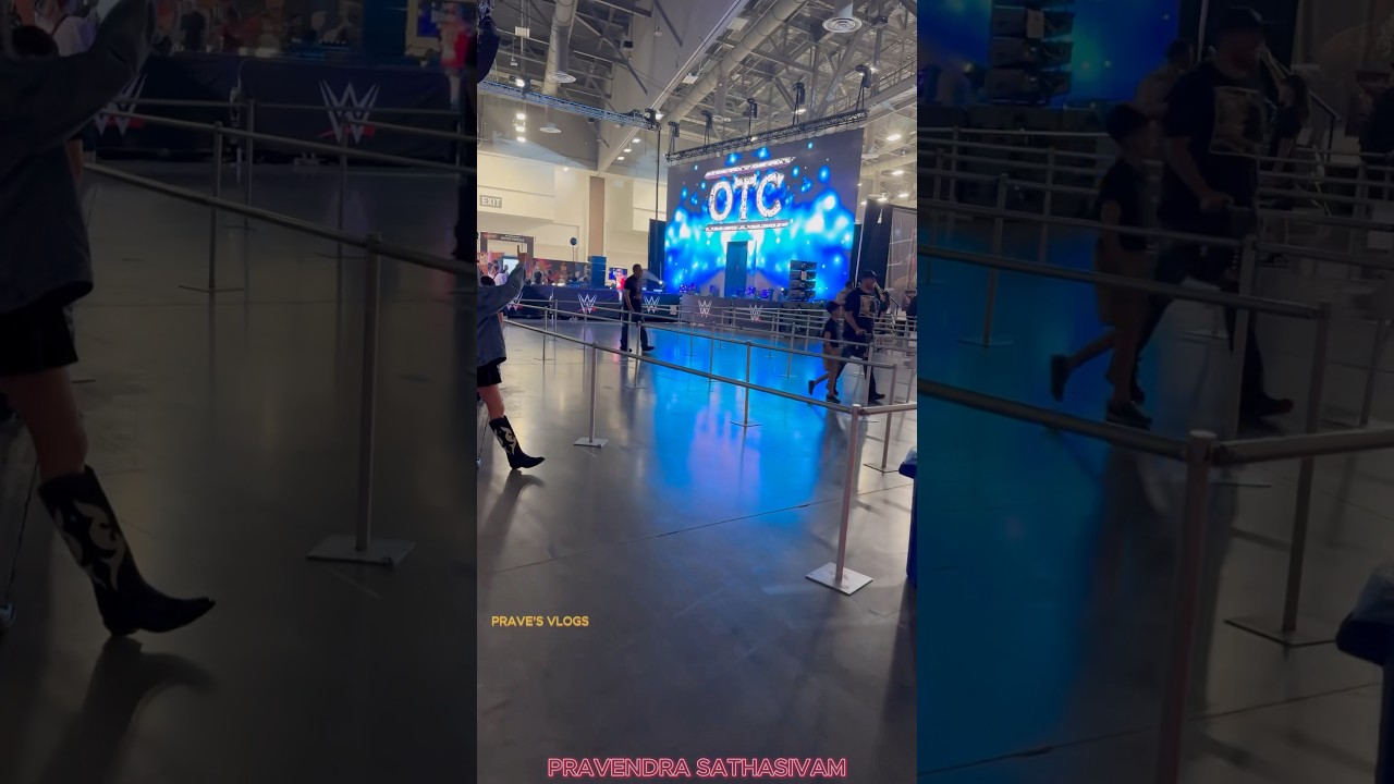 LITTLE CENA FAN 😁❤️EXPERIENCE ROMAN REIGNS ENTRANCE AT WWE FANWORLD 🔥#johncena  #wwe #romanreings