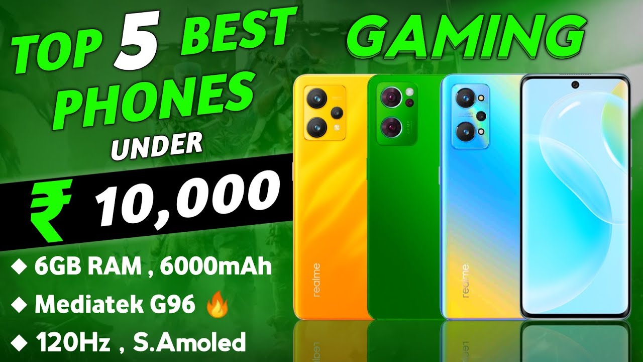 6GB RAM | Top 5 Best Gaming Phone Under 10000 in India 2022 | Gaming phone Under 10000 | july 2022
