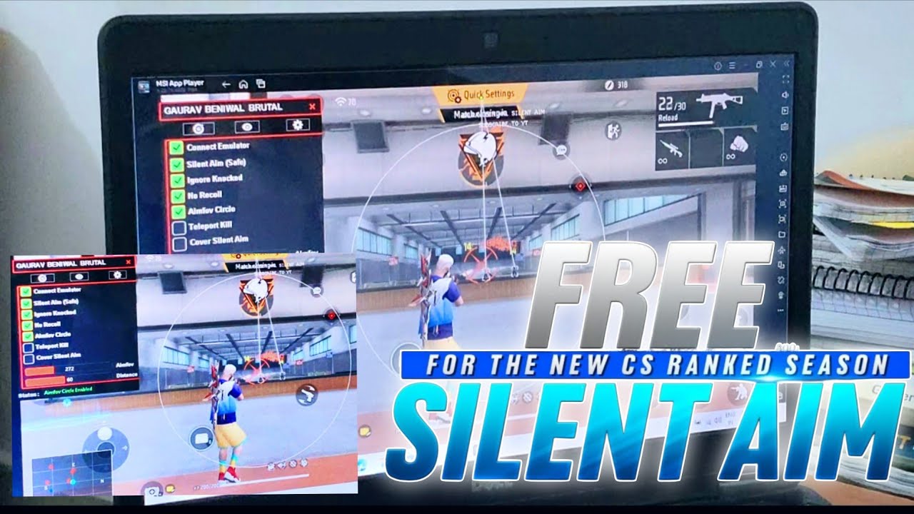 FREE FIRE PC PANEL OB52 🎯COVER SILENT AIM PANEL | EVERY DAY FREE PANEL FOR ALL SERVER SAFE
