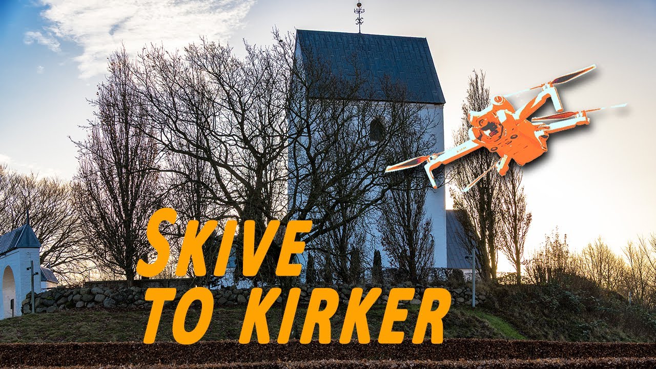 UAV / drone: Skive - to kirker