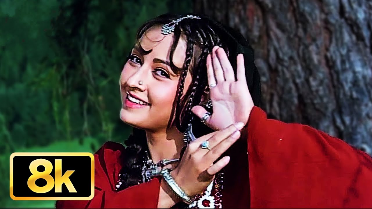 Main Hoon Khushrang Henna 💖8K Video Song | Lata Mangeshkar | Zeba Bakhtiar | Romantic Hindi Song