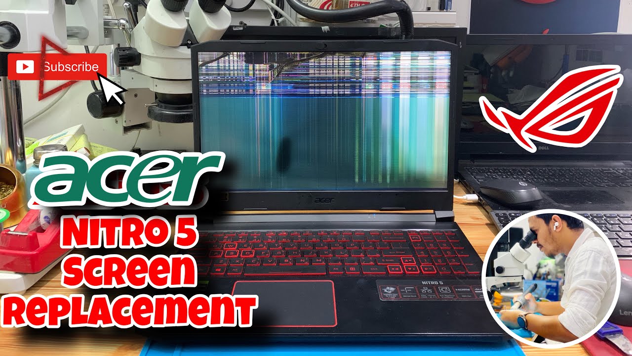 acer Nitro 5 N20C Screen Replacement | asus Gaming laptop Screen replacement