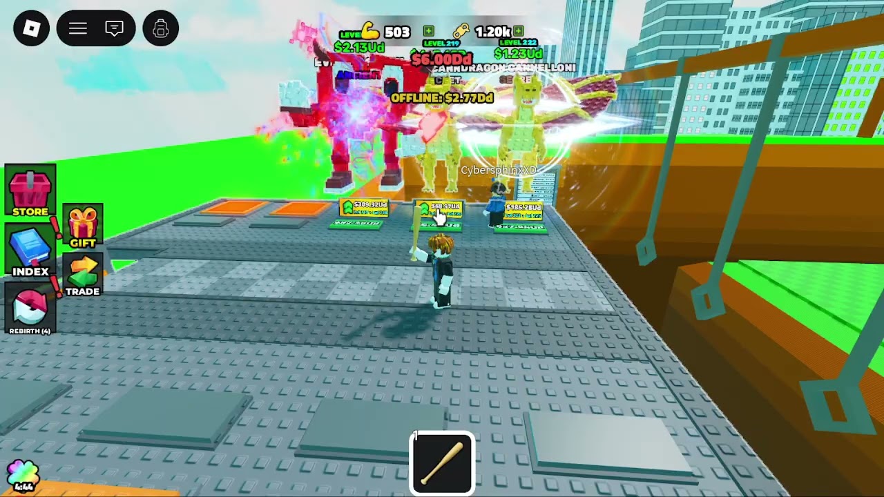 Der boss fight in swing for brainrots