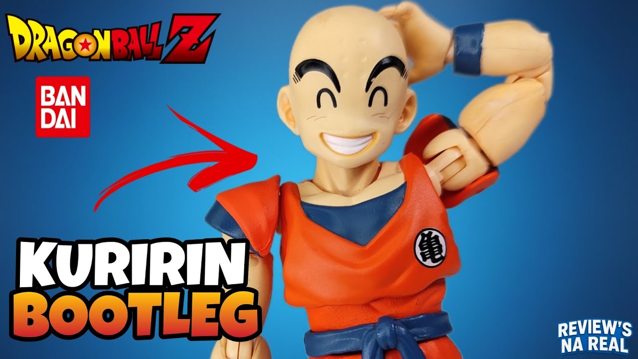 IGUAL AO ORIGINAL!!! Krililin BOOTLEG sh.figuarts/ Review completo