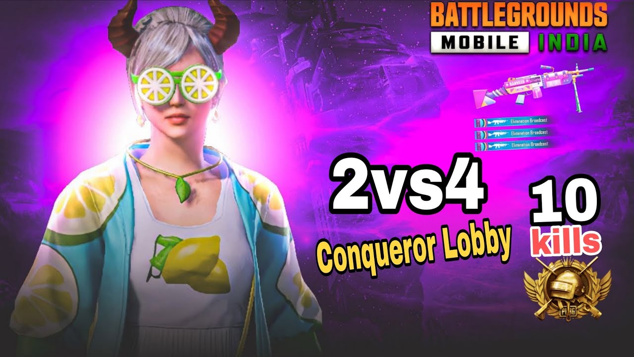10 Kills😲 Conqueror Lobby 2vs4☠️ In Hot🥵Drop New Event most powerful game in world🌎@Devilislive7125 