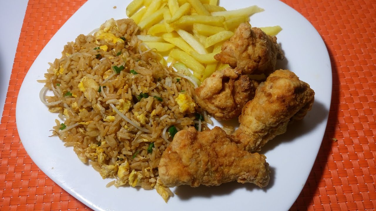 Mostrito Peruano con pollo broaster