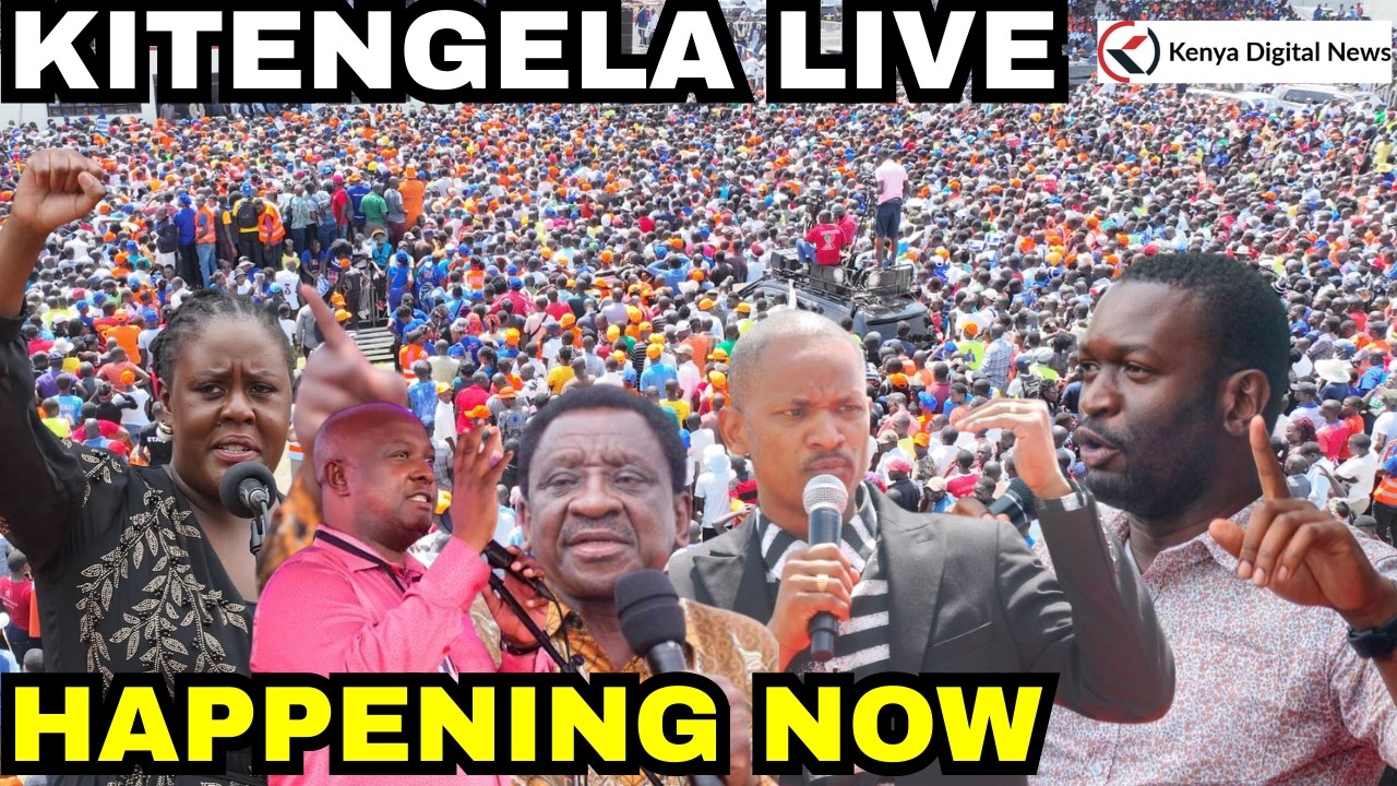 LIVE: Sifuna, Babu, Orengo, Osotsi MOTHER OF ALL RALLIES in KITENGELA!!