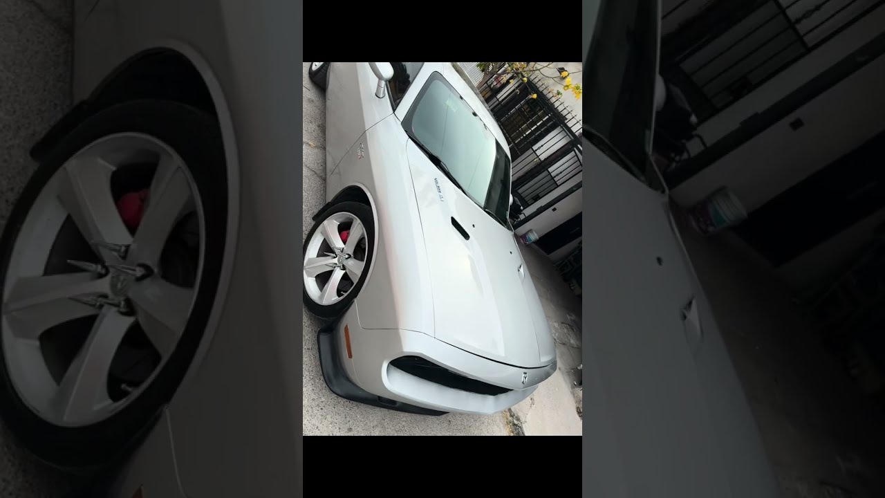 Detallando dodge challenger srt con golpes
