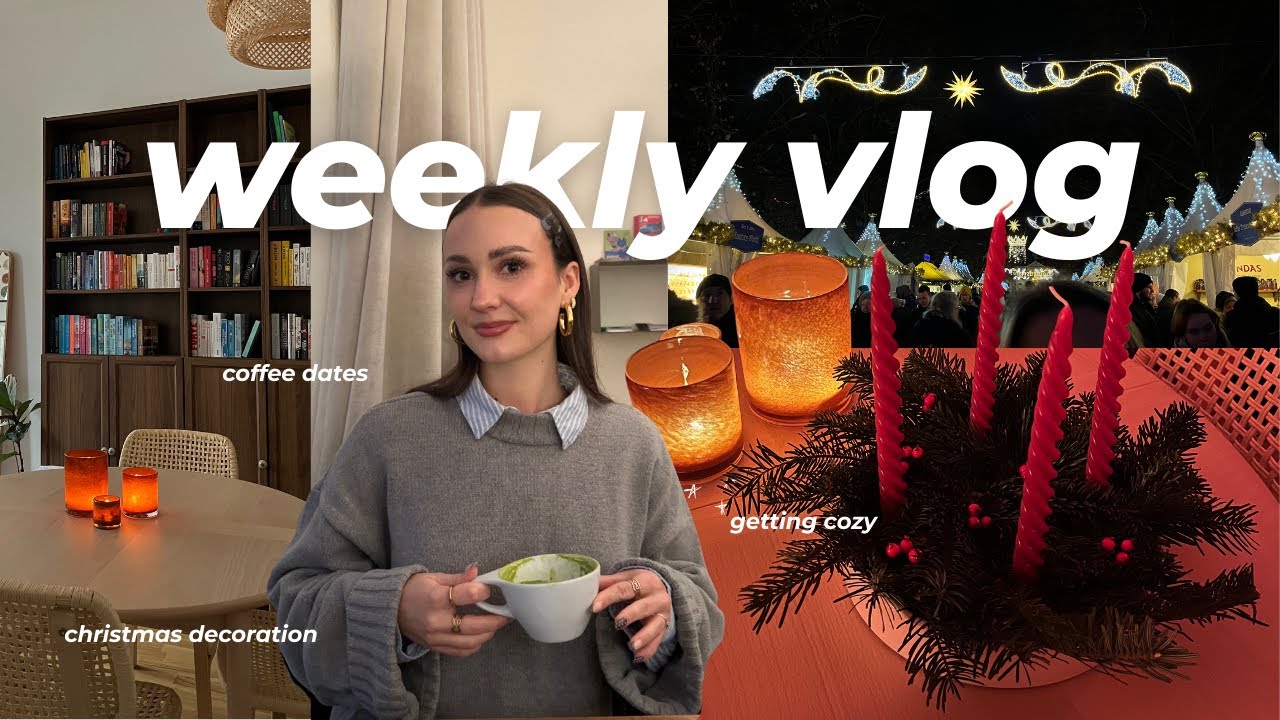 weekly VLOG | christmas shopping, IKEA Hauls & das erste Mal auf dem Weihnachtsmarkt ⭐️