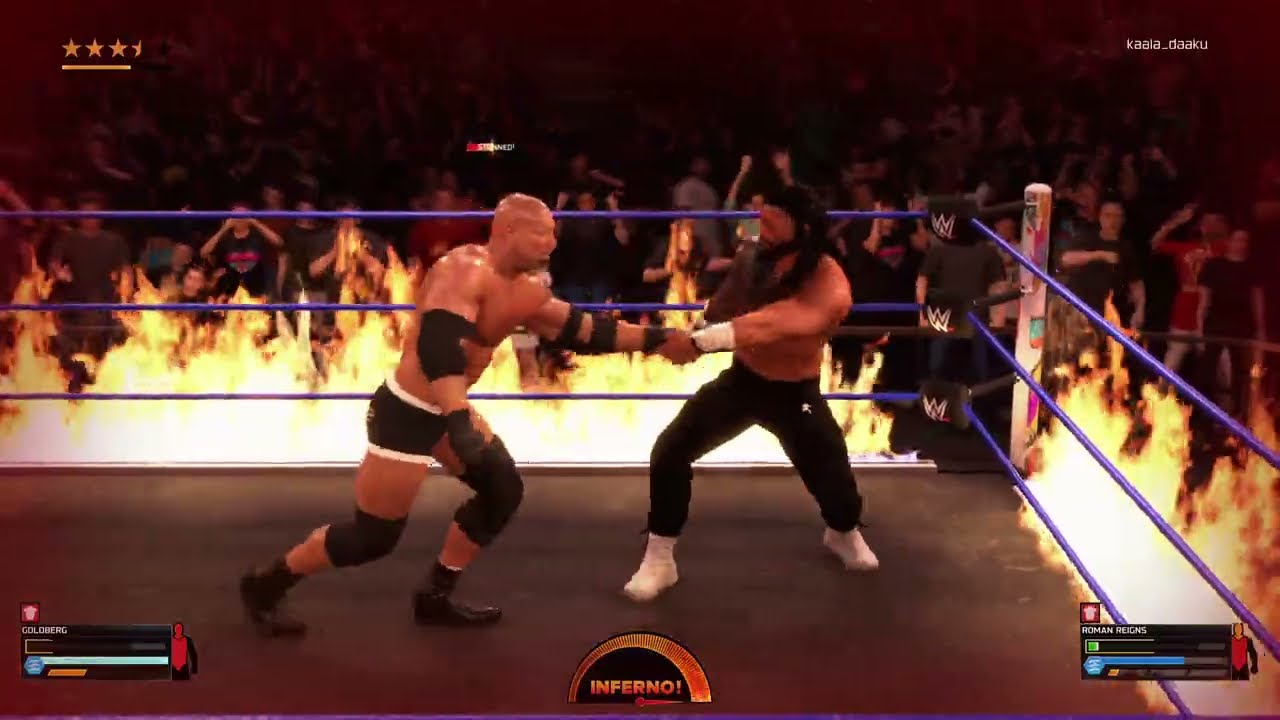 Goldberg vs Roman Reigns | INFERNO MATCH 🔥 | New Match Type in WWE 2K26