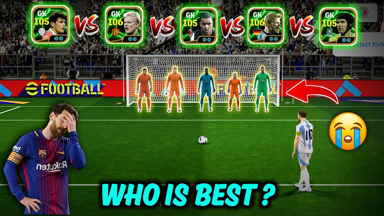 Who was The Best GOALKEEPER in eFootball 2025 | Schmeichel vs Dida vs Kahn vs Cech vs Casillas
