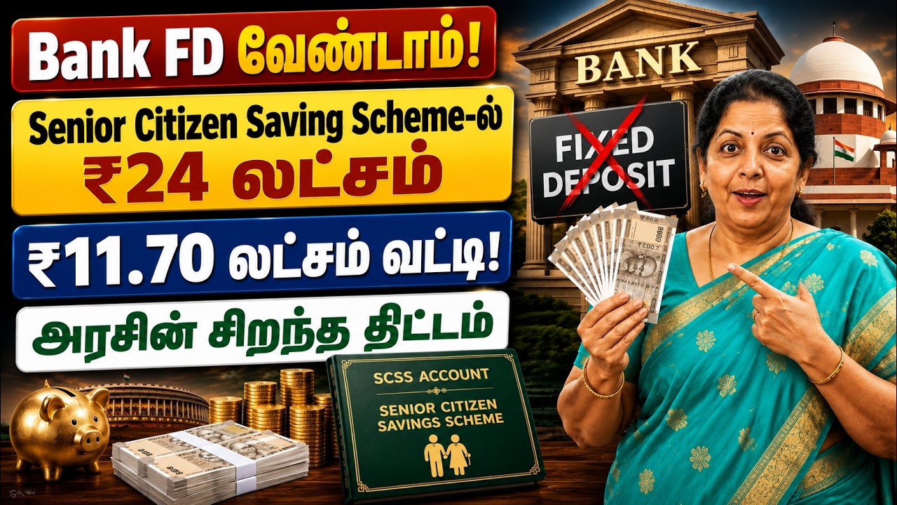 Senior Citizen Saving Scheme 2026 | ₹24 Lakh Investment | ₹11.70 Lakh Interest Explained Tamil