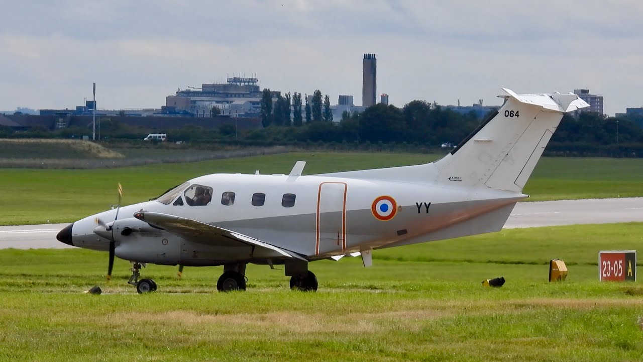 Armée de l'Air (French Air Force) Embraer EMB-121AA Xingu 064/YY at Cambridge