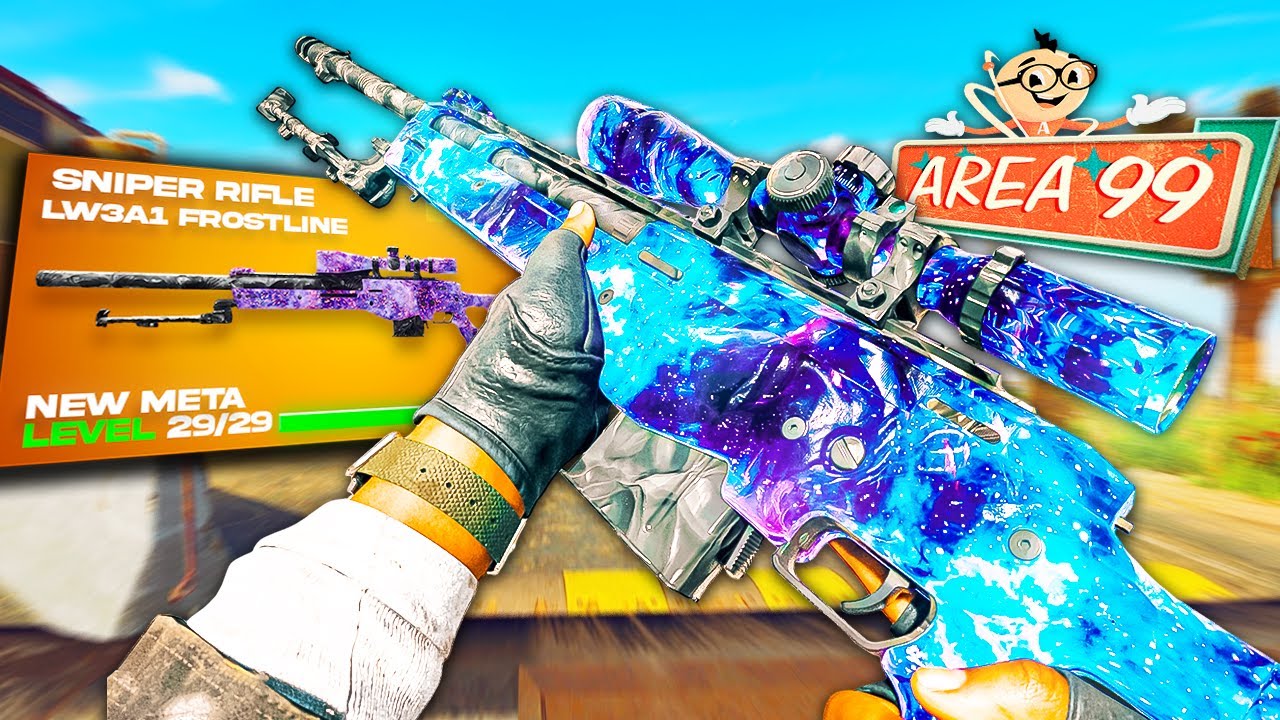 NEW #1 SNIPER META in WARZONE *1 SHOT* 👑 (BEST LW3A1 FROSTLINE CLASS)