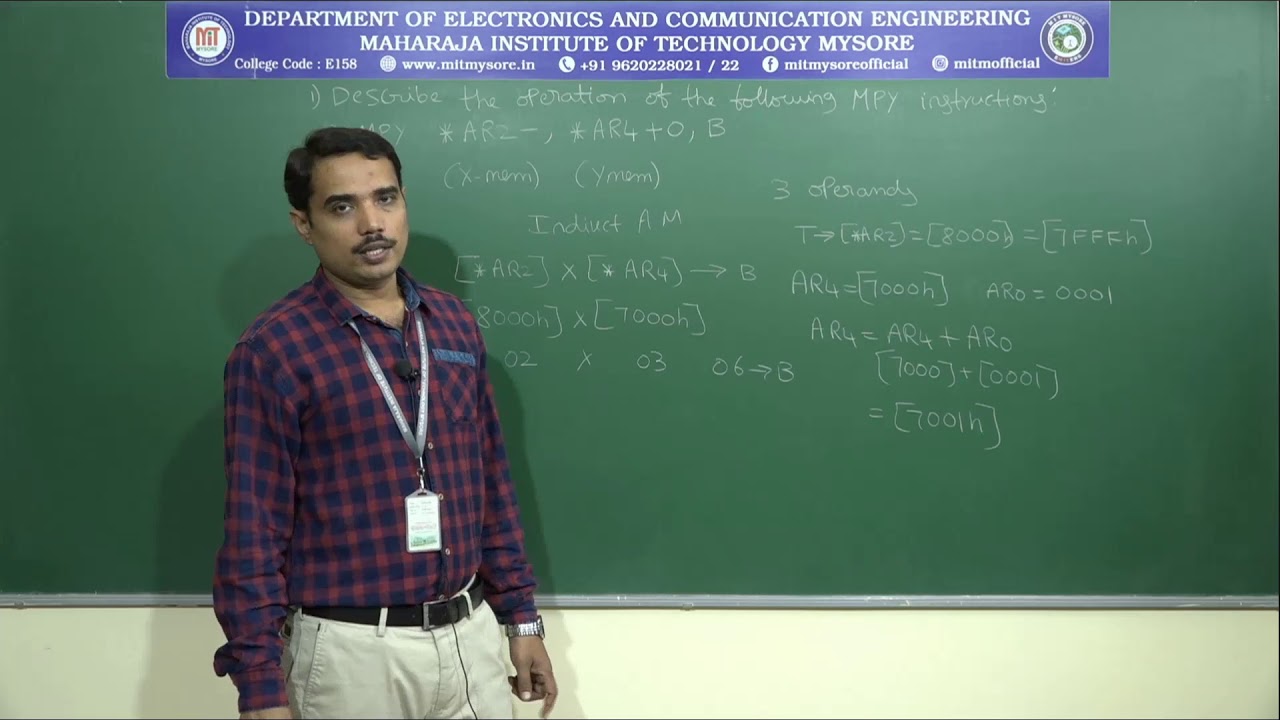Instructions of TMS320C54xx/7Sem/ECE/M3/S6