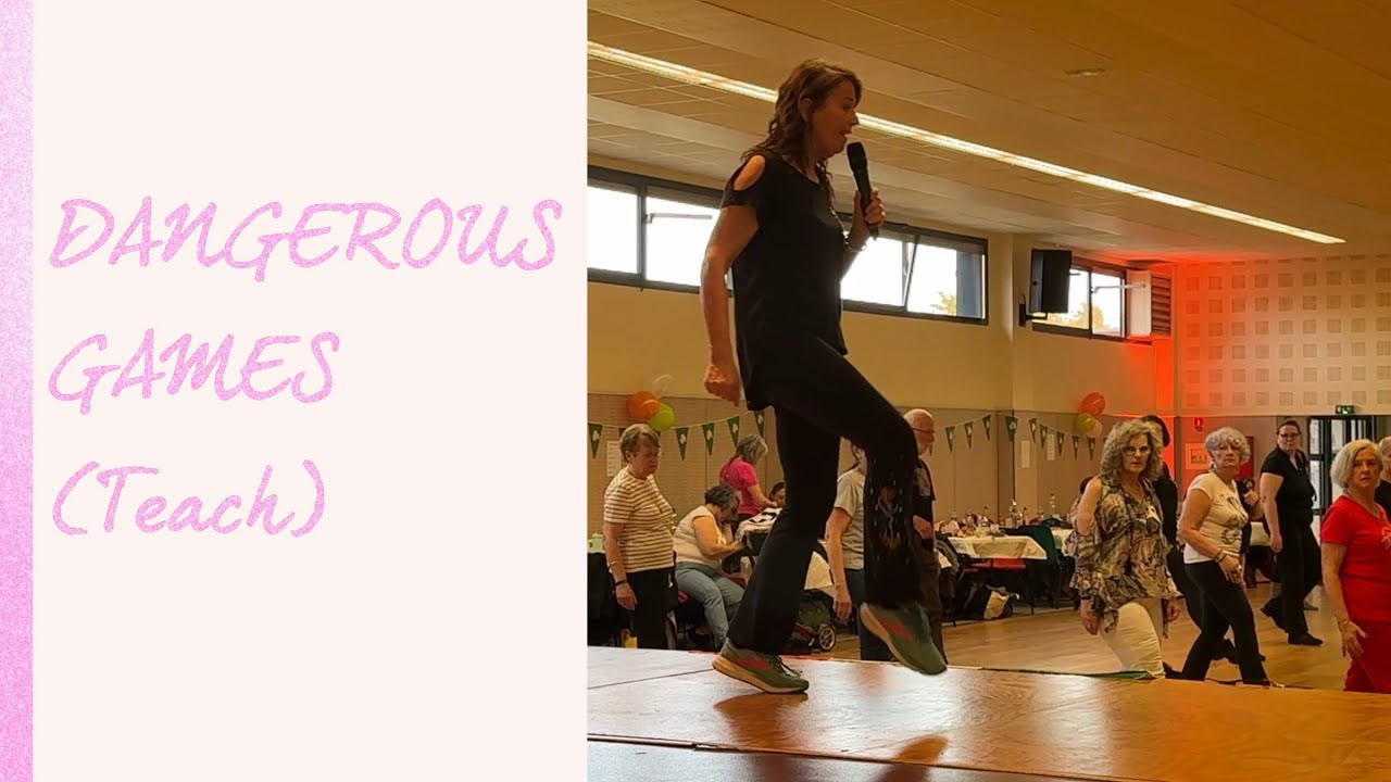 DANGEROUS GAMES - Linedance - Maggie Gallagher (UK) & Simon Ward (AUS) - Intermediate 
