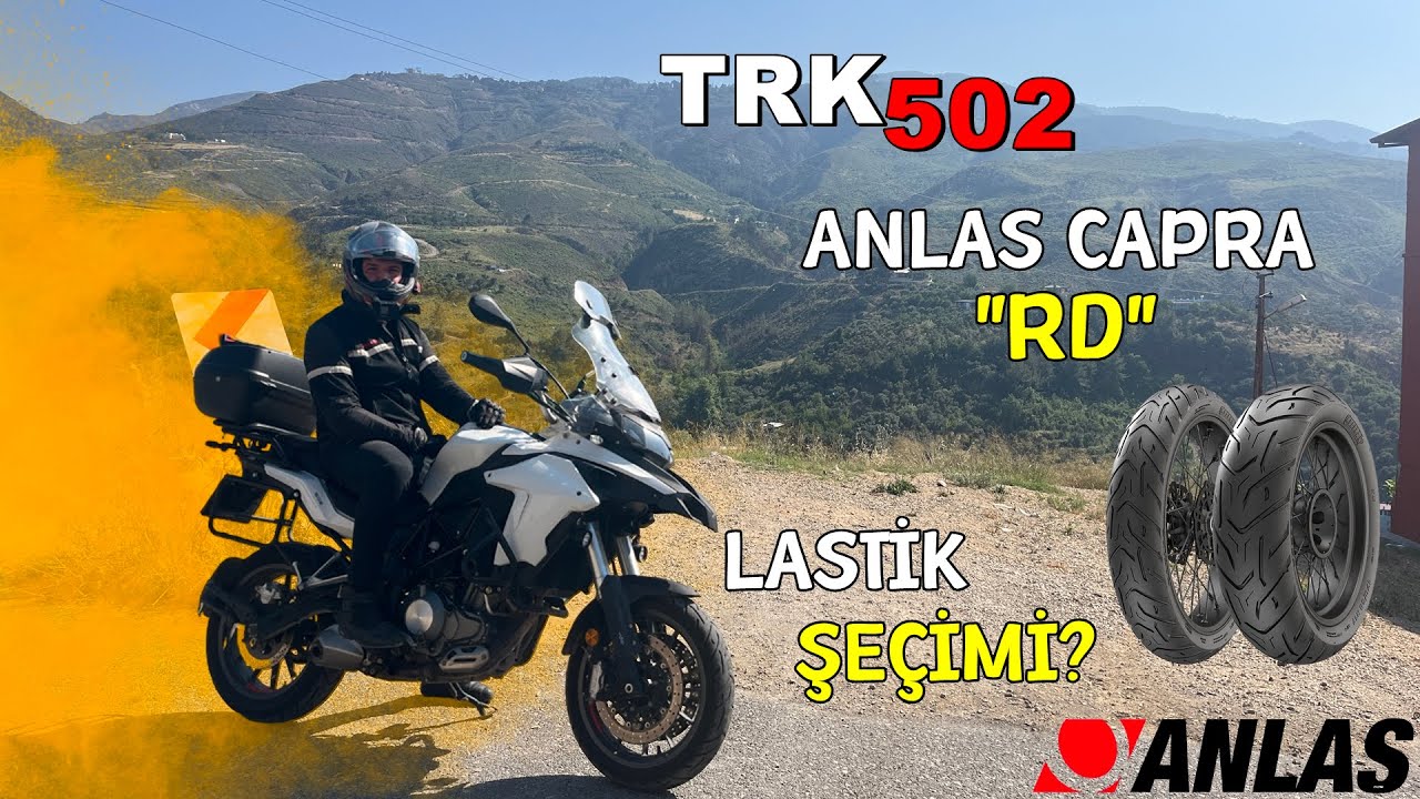 TRK 502 LASTİK ŞEÇİMİ? | ANLAS CAPRA RD | POV DRİVE 🏍