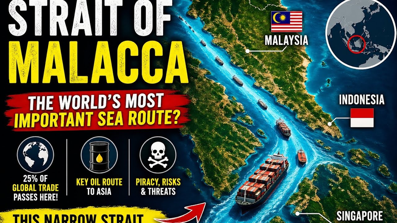 Why the Strait of Malacca Controls Global Trade 🌏🚢