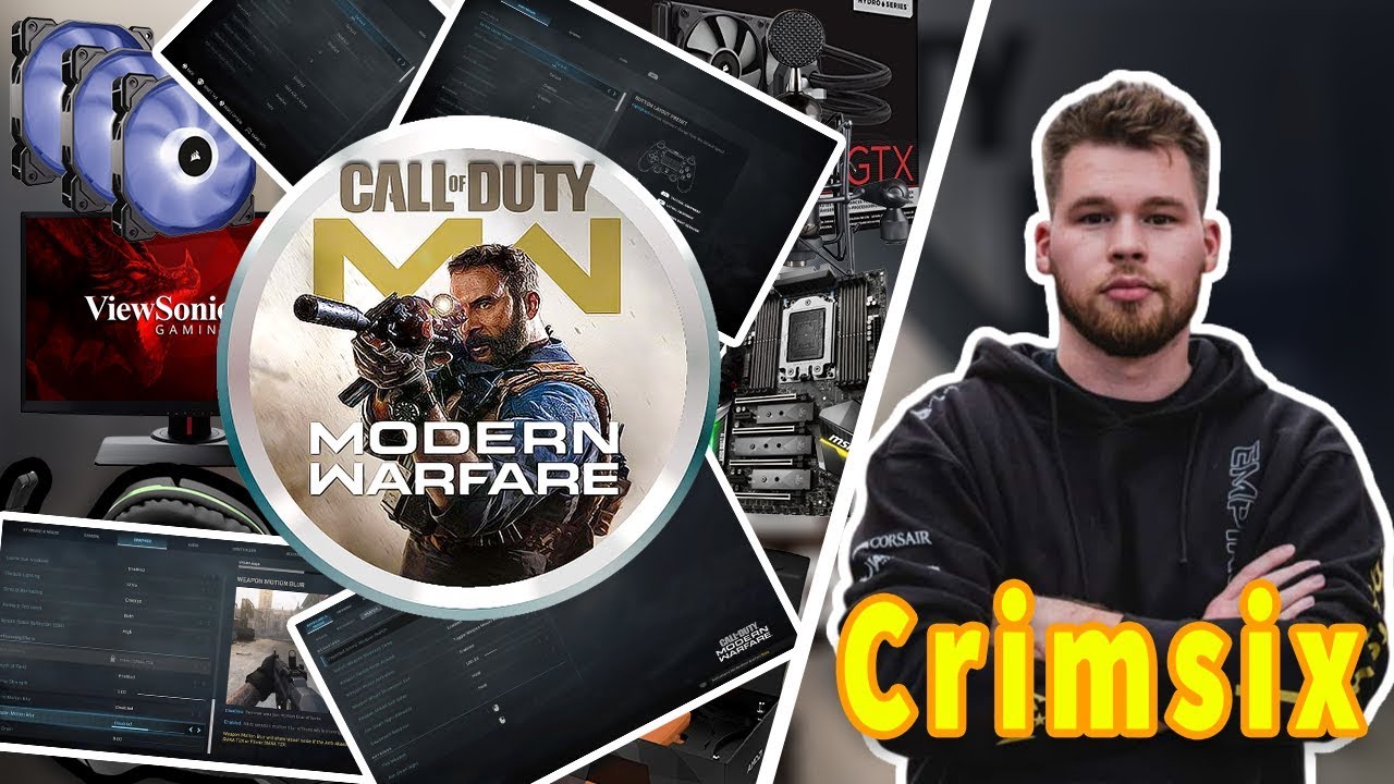 Crimsix Call Of Duty Modern Warfare Settings, Keybinds and Setup