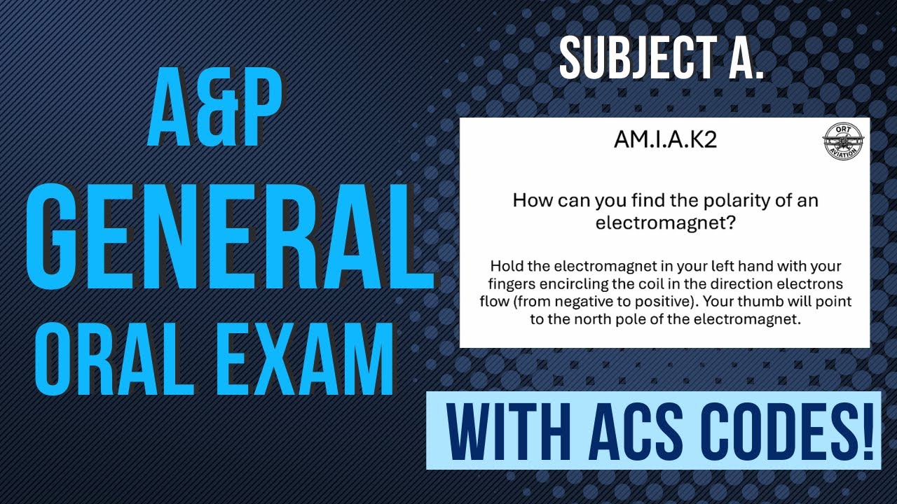 Jeppesen + ASA Airframe and Powerplant General Oral Questions on Subject A. Electricity