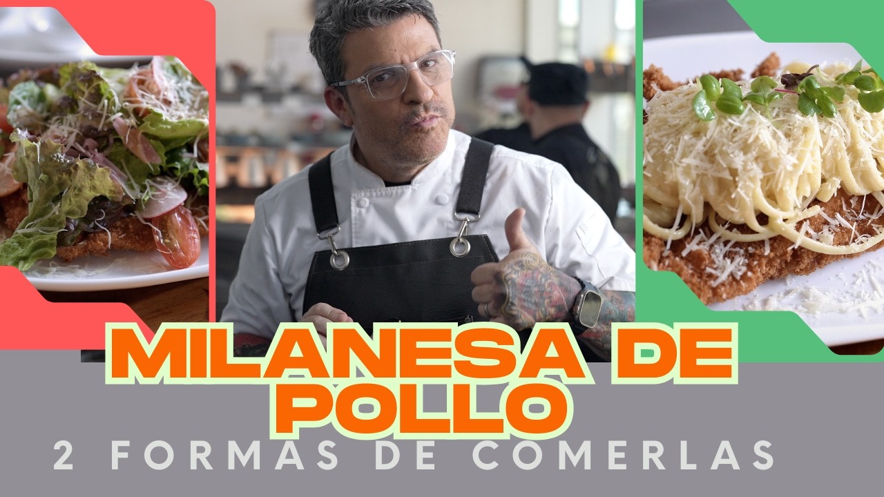 MILANESA DE POLLO CRUJIENTE + 2 FORMAS DE SERVIRLA