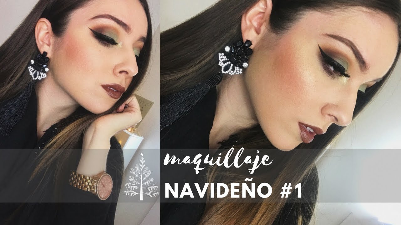 MAQUILLAJE NAVIDEÑO #1 | VERDE OLIVO | MONILLACA