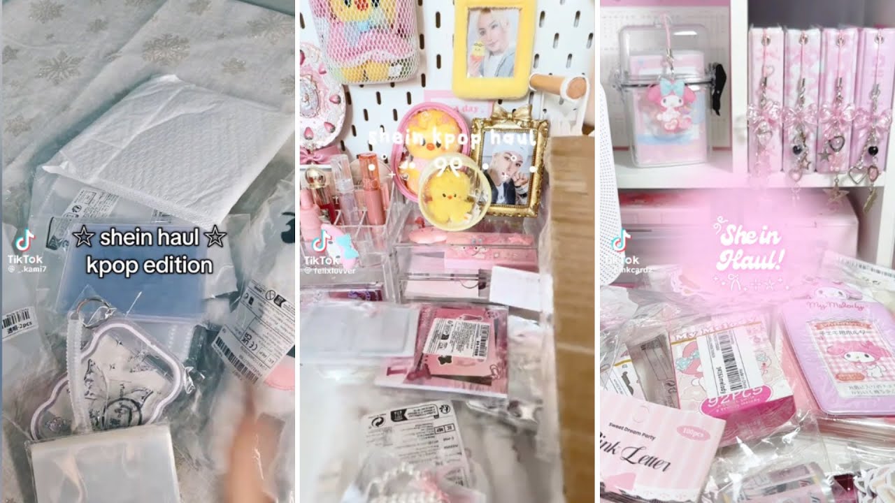 Kpop shein haul 🌸🎀 #foryou #foryoupage #dontletthisflop  #kpop #cute  #fypyoutube 