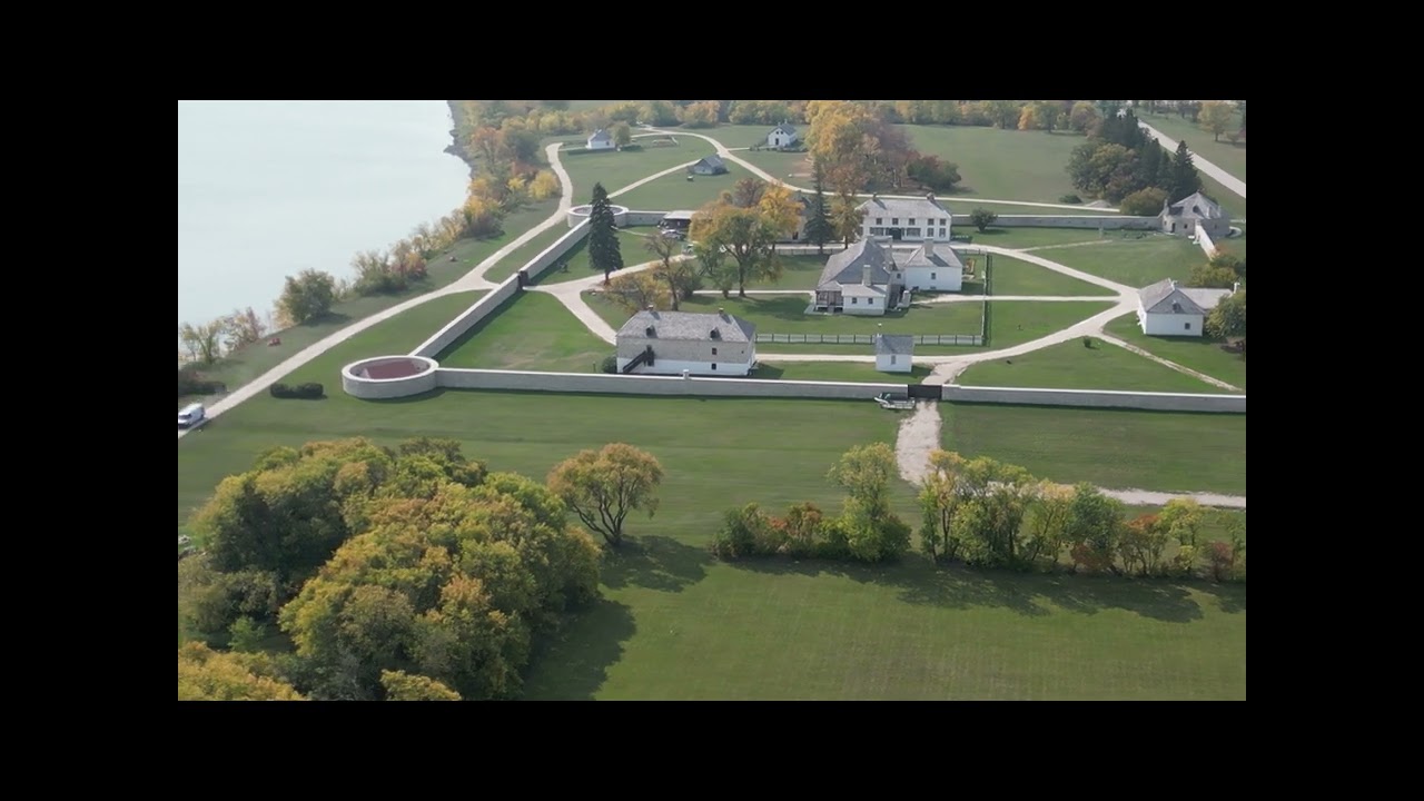 Drone View of Lower Fort Garry