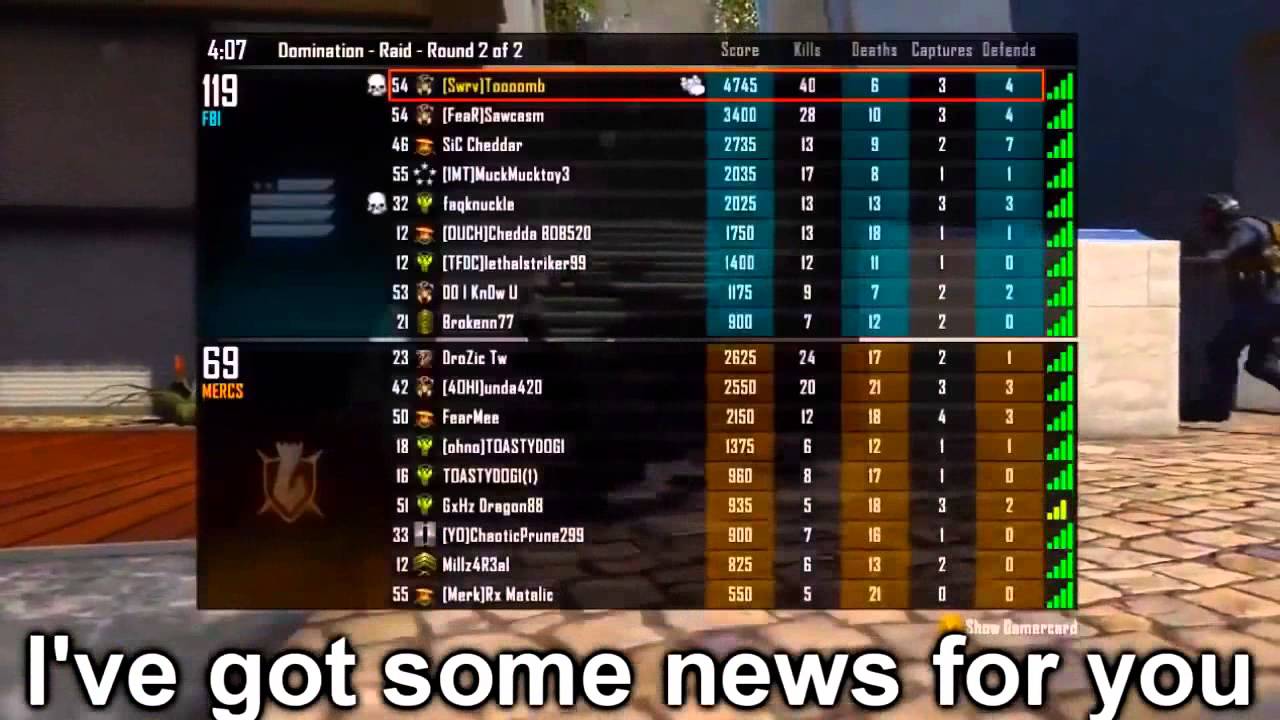 Call of Duty Multiplayer Gameplay w/ JNasty720