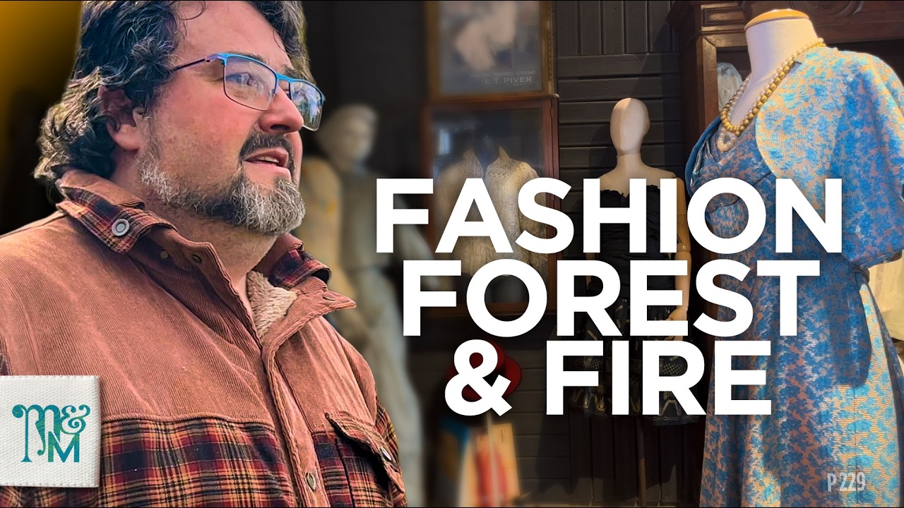 Discovering a sartorial treasure + land clearing | Manor & Maker