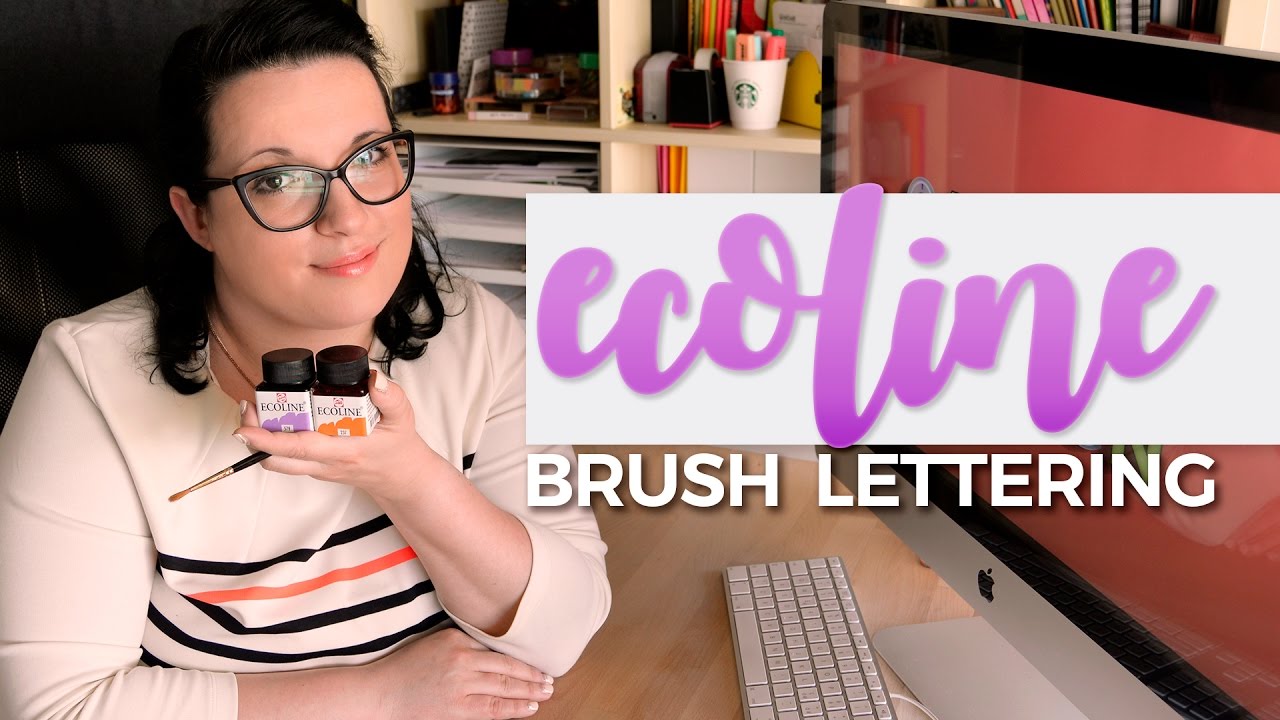 BRUSH LETTERING con ECOLINE!