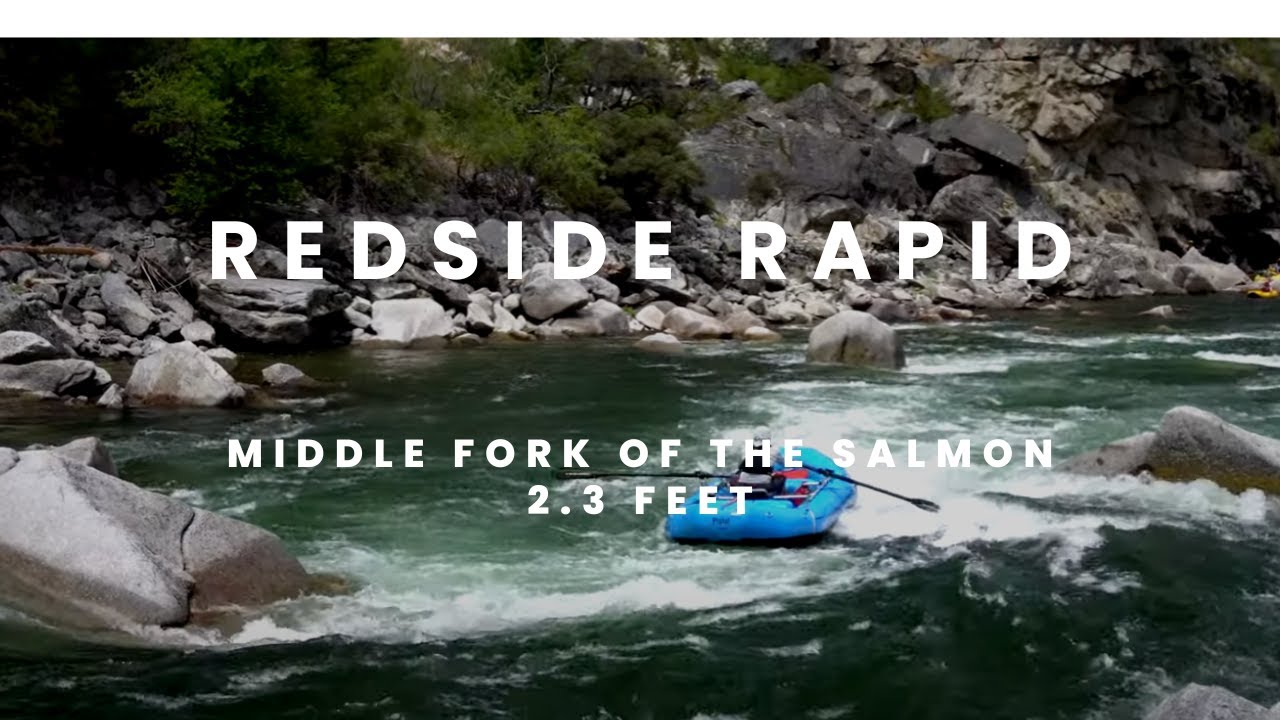 Rowing Redside Rapid on the Middle Fork of the Salmon River